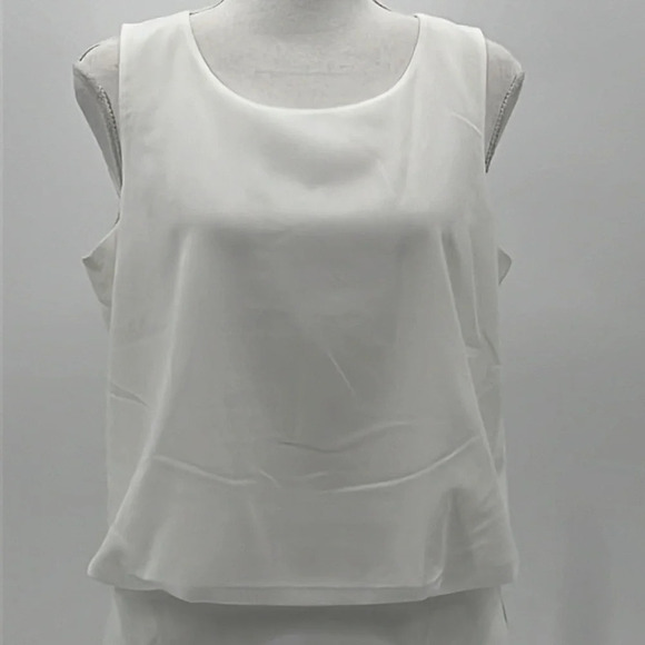 Cabi Indulgence Tank in White - Size Small - Picture 3 of 7